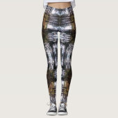 Hoher Baum-geometrische Leggings (Vorderseite)