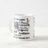 hoher Blutdruck Kaffeetasse (Vorderseite Links)