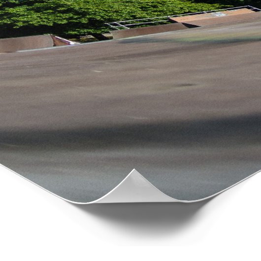 Hoher BMW-Sprung Poster (Ecke)