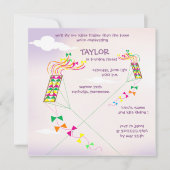 Höher - Drachen zum Geburtstag - 6 Einladung (Vorderseite)