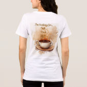 Hoher dunkler reicher Kaffee Tri-Blend Shirt (Rückseite)