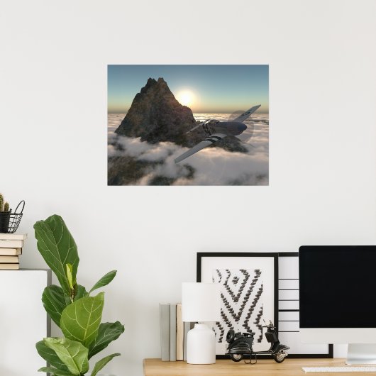 Hoher Flyer Poster (Heimbüro)