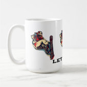 Hoher Flyer - Snowboarden Kaffeetasse (Links)