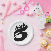 Hoher fünf Party-PapierTeller Pappteller (Party)