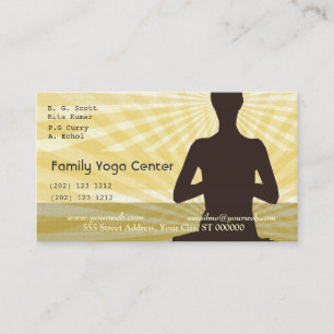 Hoher Geist-Yoga-Pose-Meditations-Verabredung Terminkarte