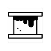 höher gummistempel (Prägung)