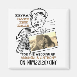 Hoher Haushalt Save the Date, kundenspezifischer F Magnet