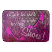 Hoher Heels Badematte (Vorderseite)