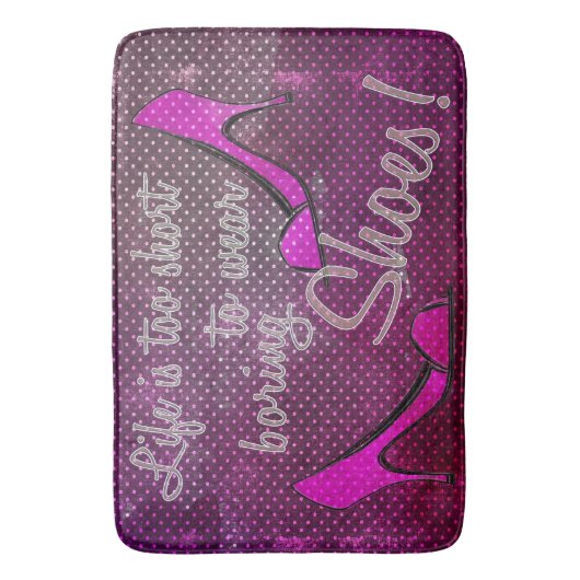 Hoher Heels Badematte (Vorderseite Vertikal)