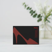 Hoher Heels - Chubby Visitenkarte (Stehend Vorderseite)