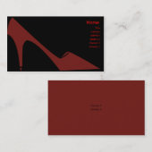 Hoher Heels - Geschäft Visitenkarte (Vorne/Hinten)