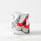 Hoher Heels im Rahmen Kaffeetasse (Mittel)
