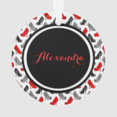 Hoher Heels Ornament (Rückseite)