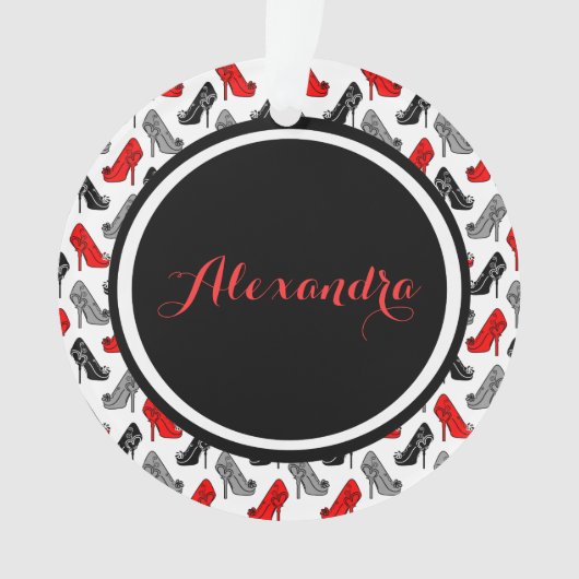 Hoher Heels Ornament (Vorderseite)