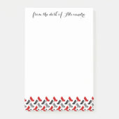 Hoher Heels Post-it Klebezettel (Vorderseite)