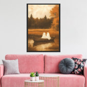 Hoher Herbstbootritt Leinwanddruck (Insitu (Wohnzimmer))