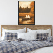 Hoher Herbstbootritt Leinwanddruck (Insitu (Schlafzimmer))