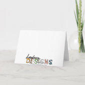 Hoher Hinweis Feiertagskarte (Rückseite)