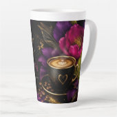 Hoher Kaffeebecher mit Kaitlyn Milchtasse (Rechte Ecke)