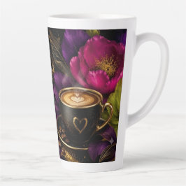 Hoher Kaffeebecher mit Kaitlyn Milchtasse