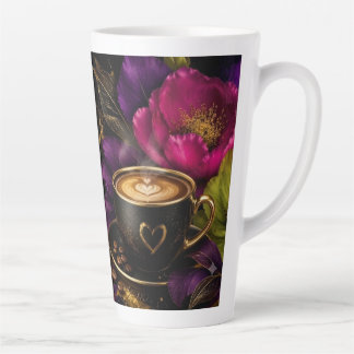 Hoher Kaffeebecher mit Kaitlyn Milchtasse
