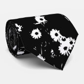 Hoher Kontrast Daisy Lawn 02 Krawatte (Gerollt)