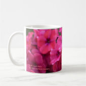 Hoher korallenroter Phlox Kaffeetasse (Links)