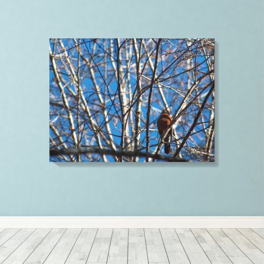 höher leinwanddruck (Insitu (Holzboden))