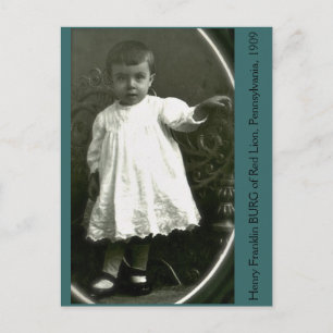 Hoher Mode-Kleinkind von 1909 Postkarte