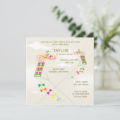 Höher oben - Drachengeburtstag invitations-4 Einladung (Stehend Vorderseite)