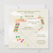 Höher oben - Drachengeburtstag invitations-4 Einladung (Vorderseite)