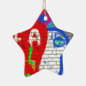 Hoher Priesterstar nie allein Graffiti Art Keramik Ornament (Rechts)