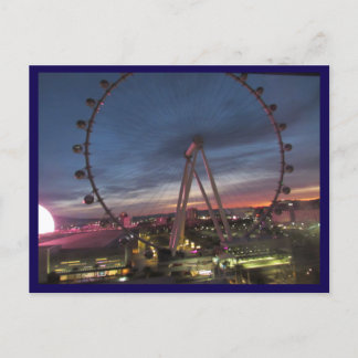 Hoher Roller und die Sphere Las Vegas Postkarte