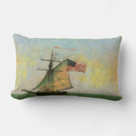 Hoher Schiffs-Grafik-Wurfs-KissenLumbar Lendenkissen