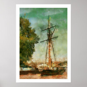 Hoher Schiffs-Plakat-Druck Poster