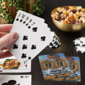HOHER SICHERHEITSPRÜFER IN DER NÄHE STECKT NICHT A SPIELKARTEN (In Situ)