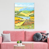 Hoher Sommer 2 Leinwanddruck (Insitu (Wohnzimmer))