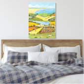 Hoher Sommer 2 Leinwanddruck (Insitu (Schlafzimmer))