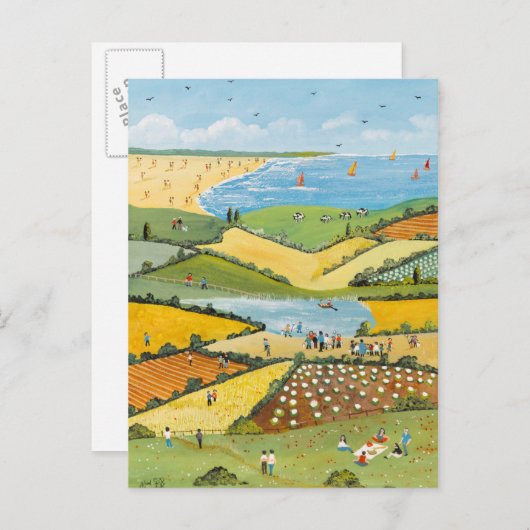 Hoher Sommer 2 Postkarte (Vorne/Hinten)