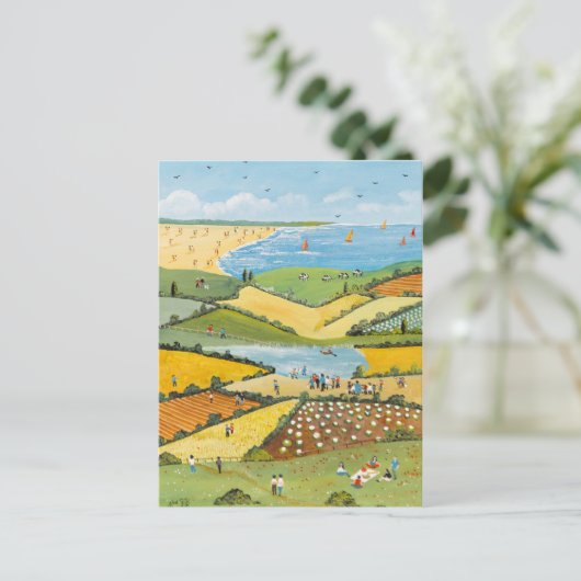 Hoher Sommer 2 Postkarte (Stehend Vorderseite)