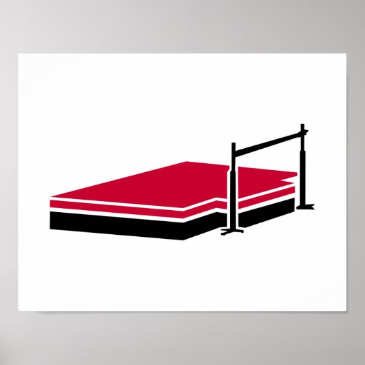 Hoher Sprung Poster (Vorne)