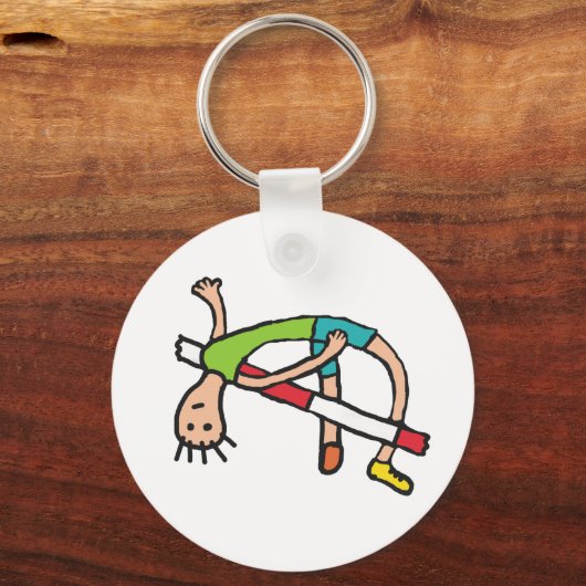 Hoher Sprung Schlüsselanhänger (Vorderseite)