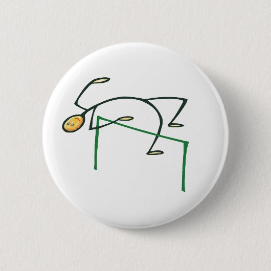 Hoher Sprungs-T - Shirts und Geschenke Button (Vorderseite)