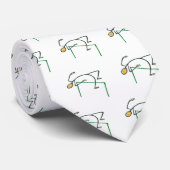 Hoher Sprungs-T - Shirts und Geschenke Krawatte (Gerollt)