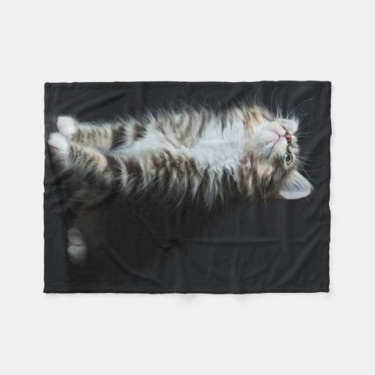 Hoher Tabby Fleecedecke (Vorderseite (Horizontal))