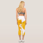 Hoher Taille Capri Leggings (Rückseite)