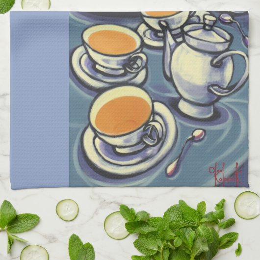 Hoher Tee-Tuch Handtuch (Gefaltet)