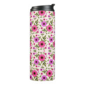 Hoher Tumbler mit Blumenmuster Thermosbecher (Nach links gedreht)