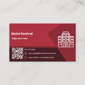 Höhere Gastfreundschaft mit unserem Classic Red Ho Visitenkarte (Vorderseite)