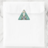 Höhere Herzklappe Dreieckiger Aufkleber (Tasche)